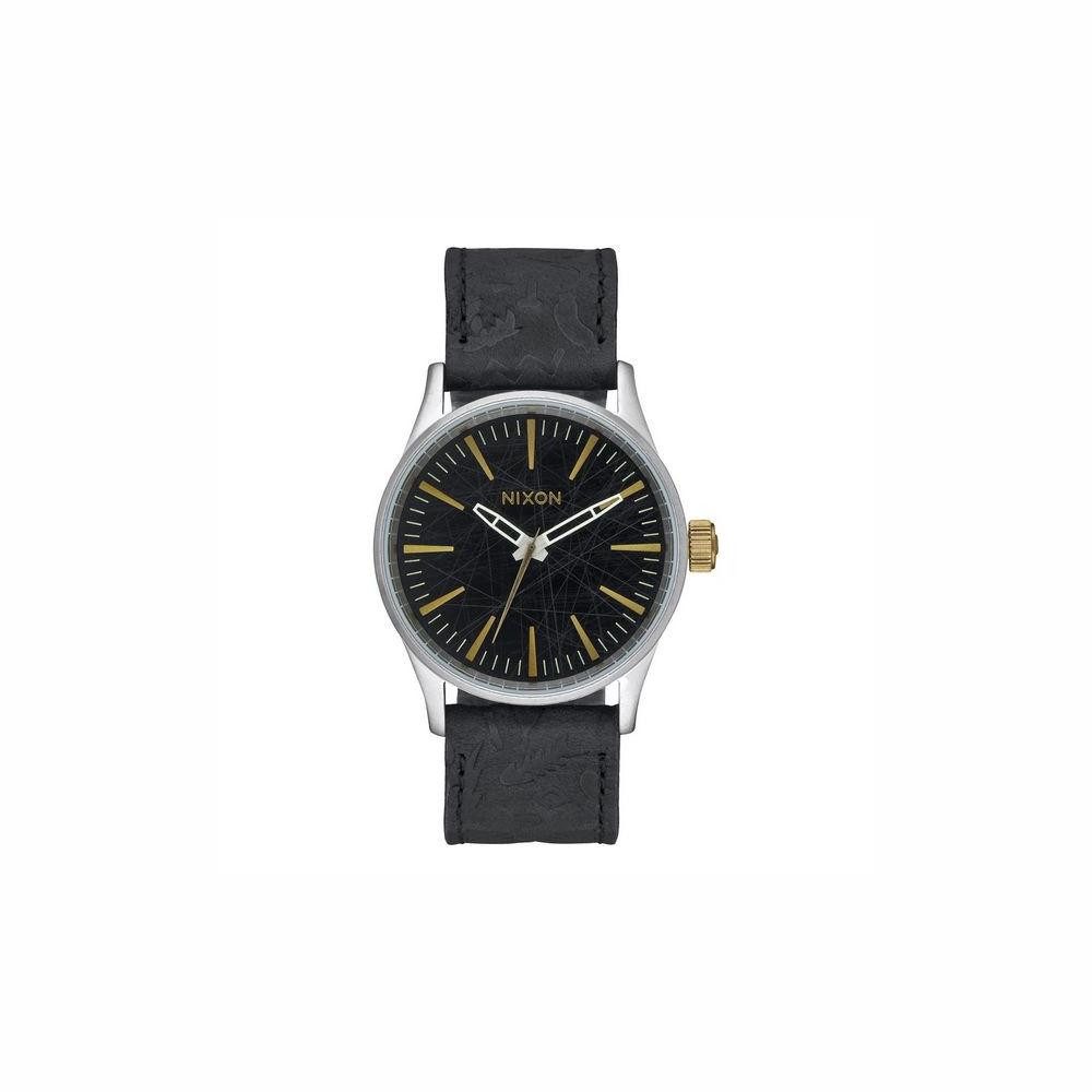 Quarzuhr Nixon Herren-Armbanduhr Uhr LederArmbanduhr Uhr A377-2222-00 38 mm Qua