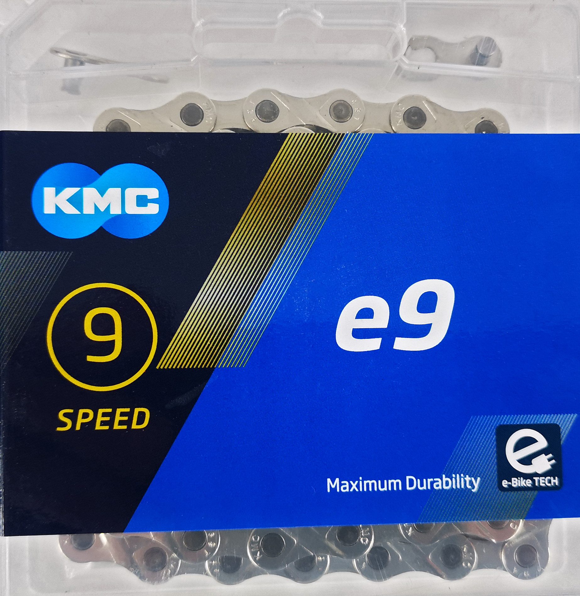 KMC Fahrradkette KMC e9 Silver E-Bike Kette 9 fach 122 Glieder