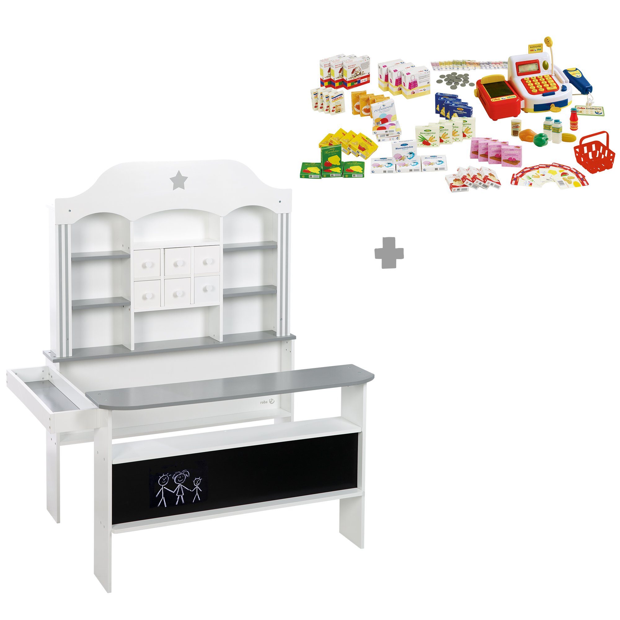 roba® Kaufladen Kaufmannsladen Candyshop, ideal für Rollenspiele rund ums Einkaufen und Bummeln
