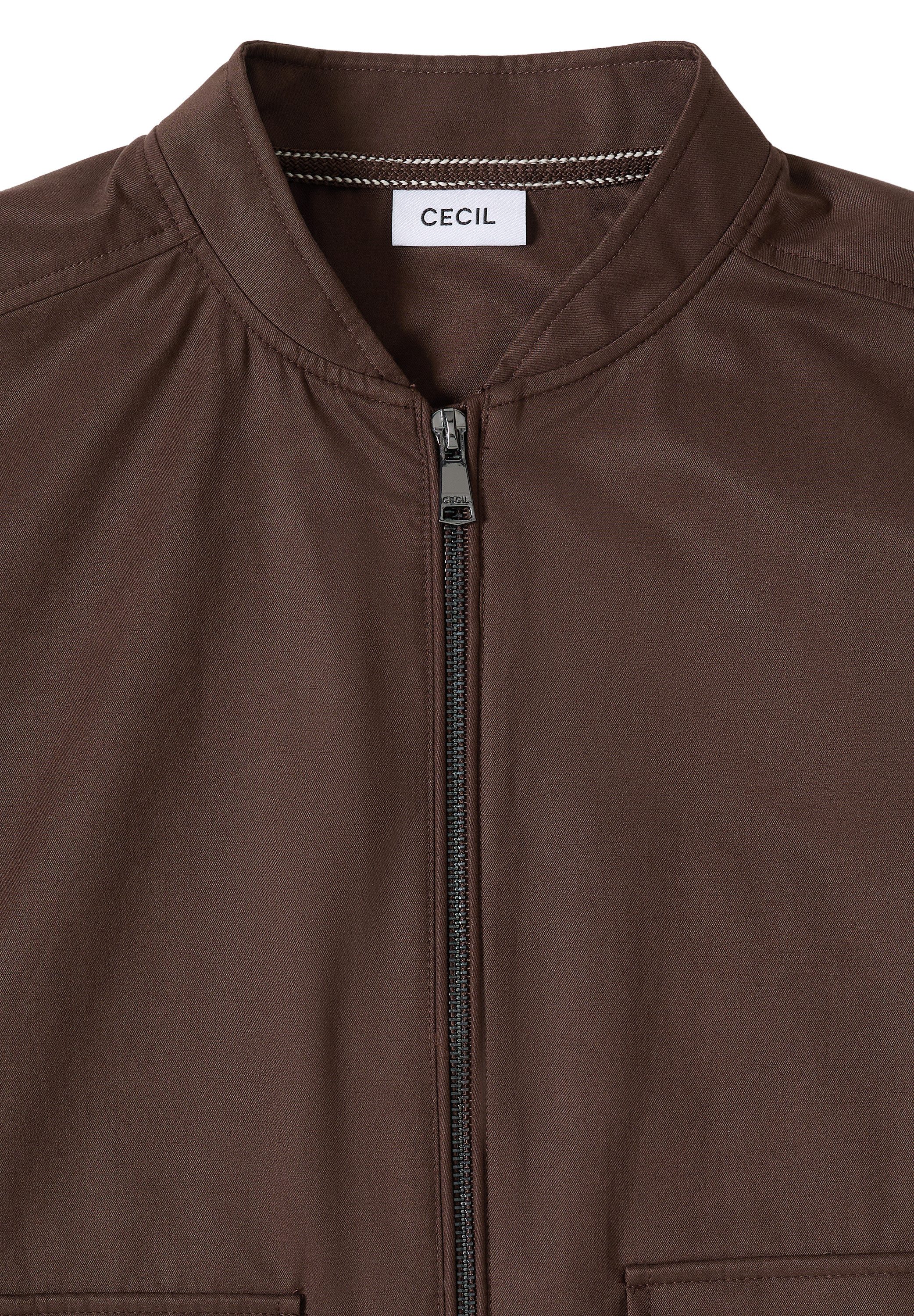 CECIL Blouson mit Stehkragen und seitlichen Taschen