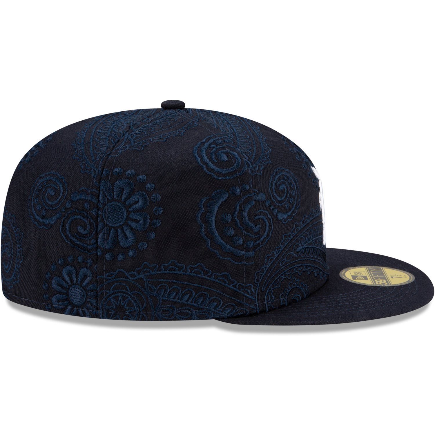Fitted PAISLEY SWIRL 59Fifty Cap Detroit Era Tigers New