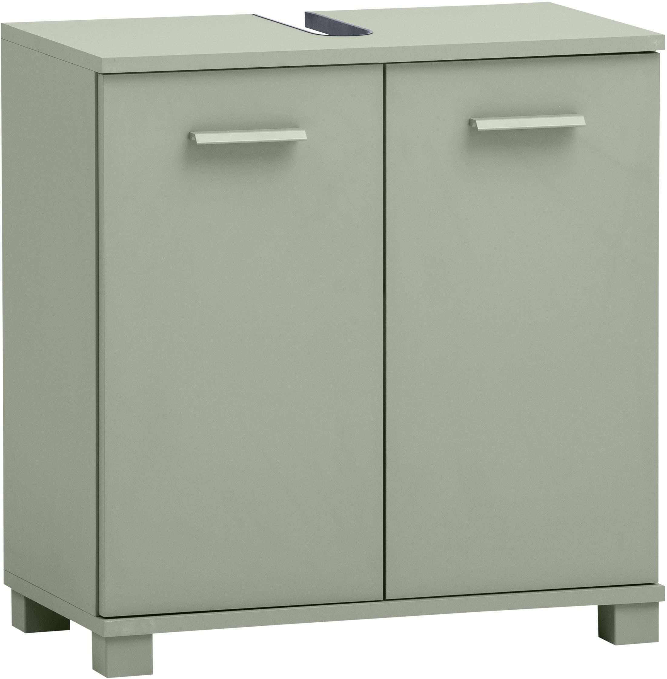 Schildmeyer Waschbeckenunterschrank "Mono, Breite 59 cm, Metallbeschläge", günstig online kaufen