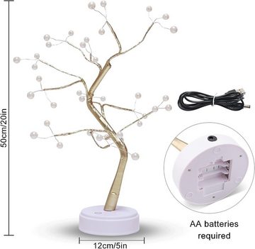 HYTIREBY Leuchtzweig Lichterbaum Lichterzweige LED Baum Lichter Warmweiß weihnachtsbaum, für Zuhause Party Geburtstag Hochzeit Innendekoration