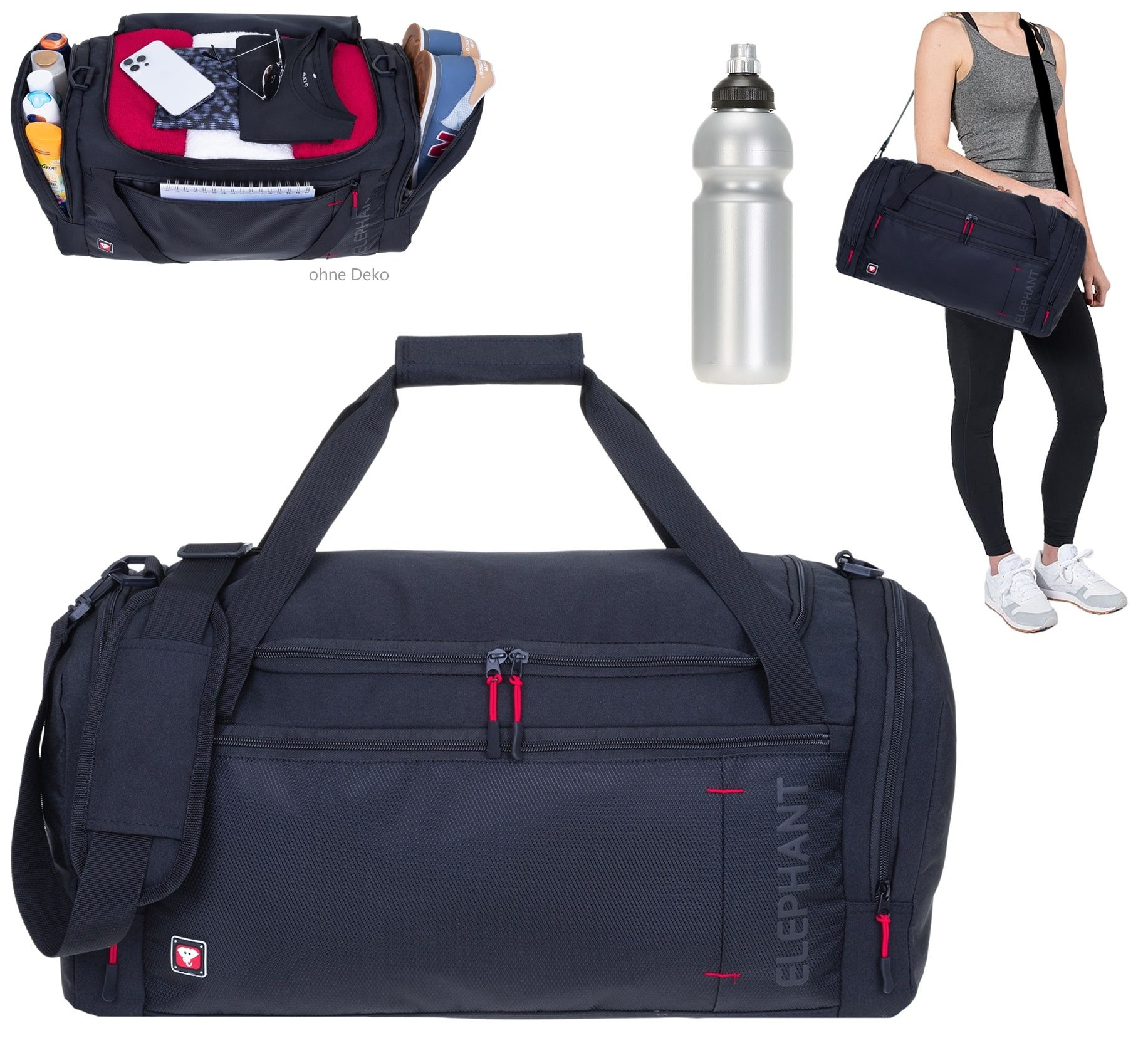 ELEPHANT Sporttasche groß Reisetasche Sport Tasche Large 56 cm Herren, 45 L günstig online kaufen