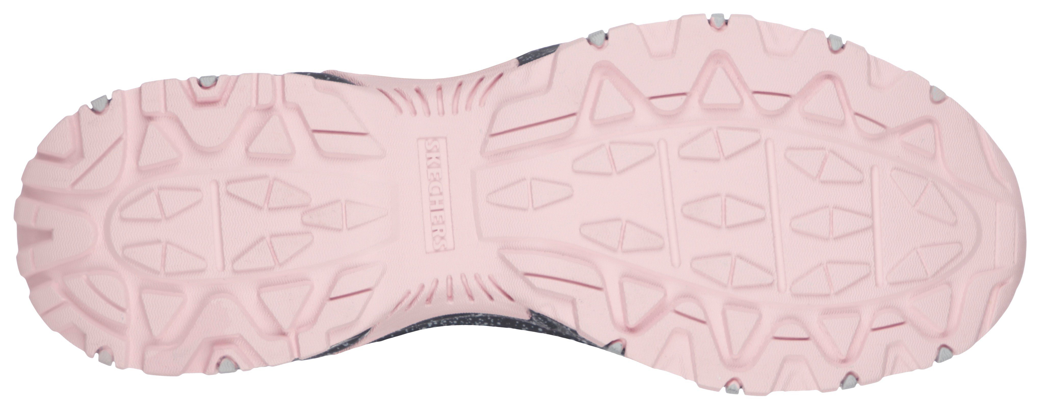 Sneaker HILLCREST ESCAPADE grau-pink Skechers Materialmix PURE im