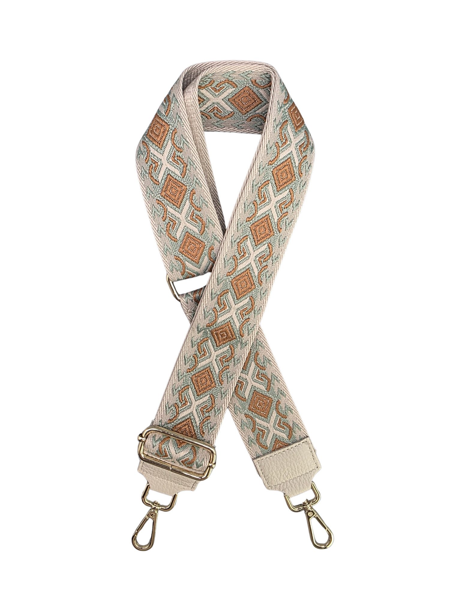 Adel Bags Schulterriemen Taschengurt Goldene Schnalle, Verstellbarer Taschenriemen, 5cm Breit