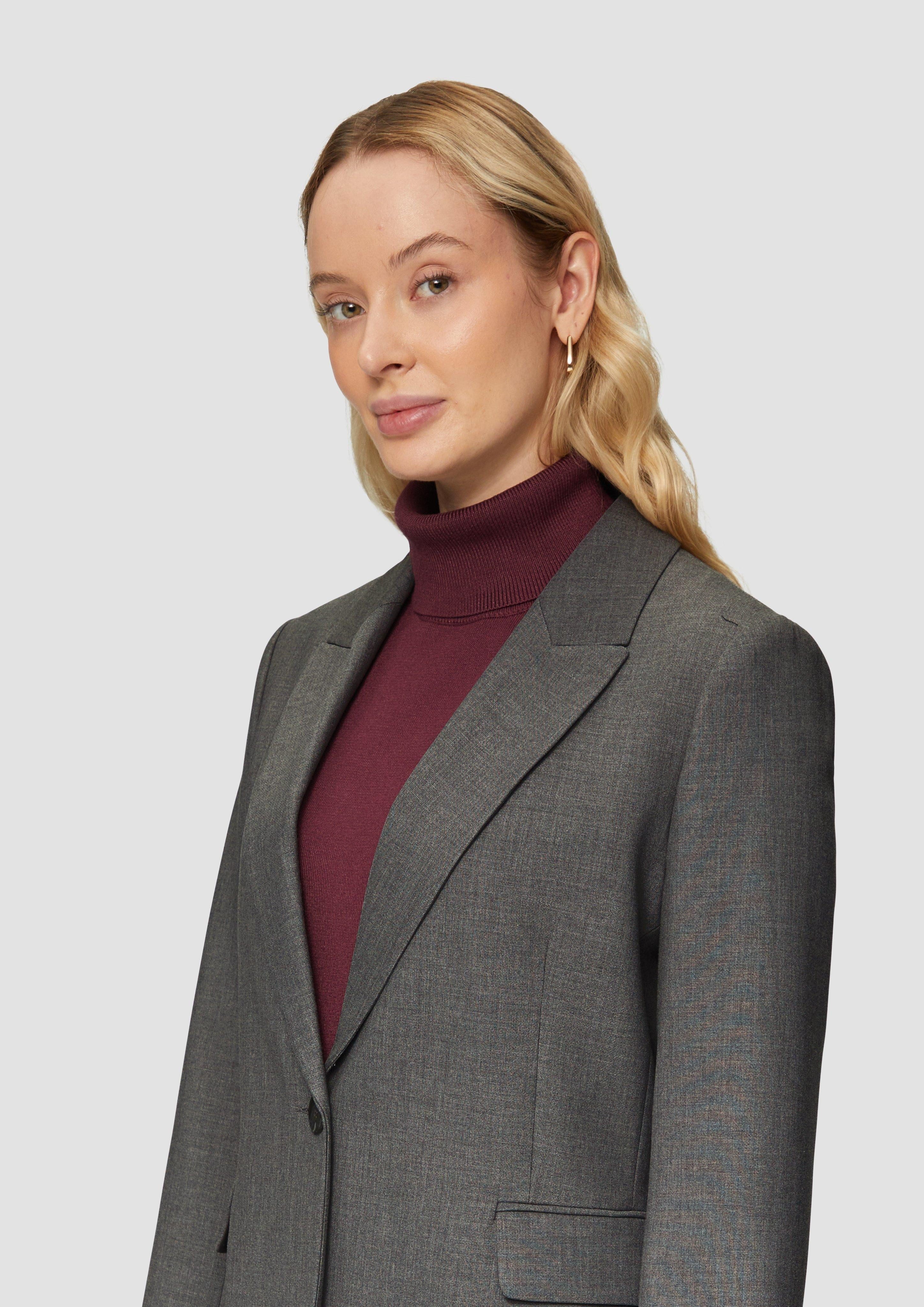 s.Oliver BLACK LABEL Jackenblazer Taillierter Blazer günstig online kaufen