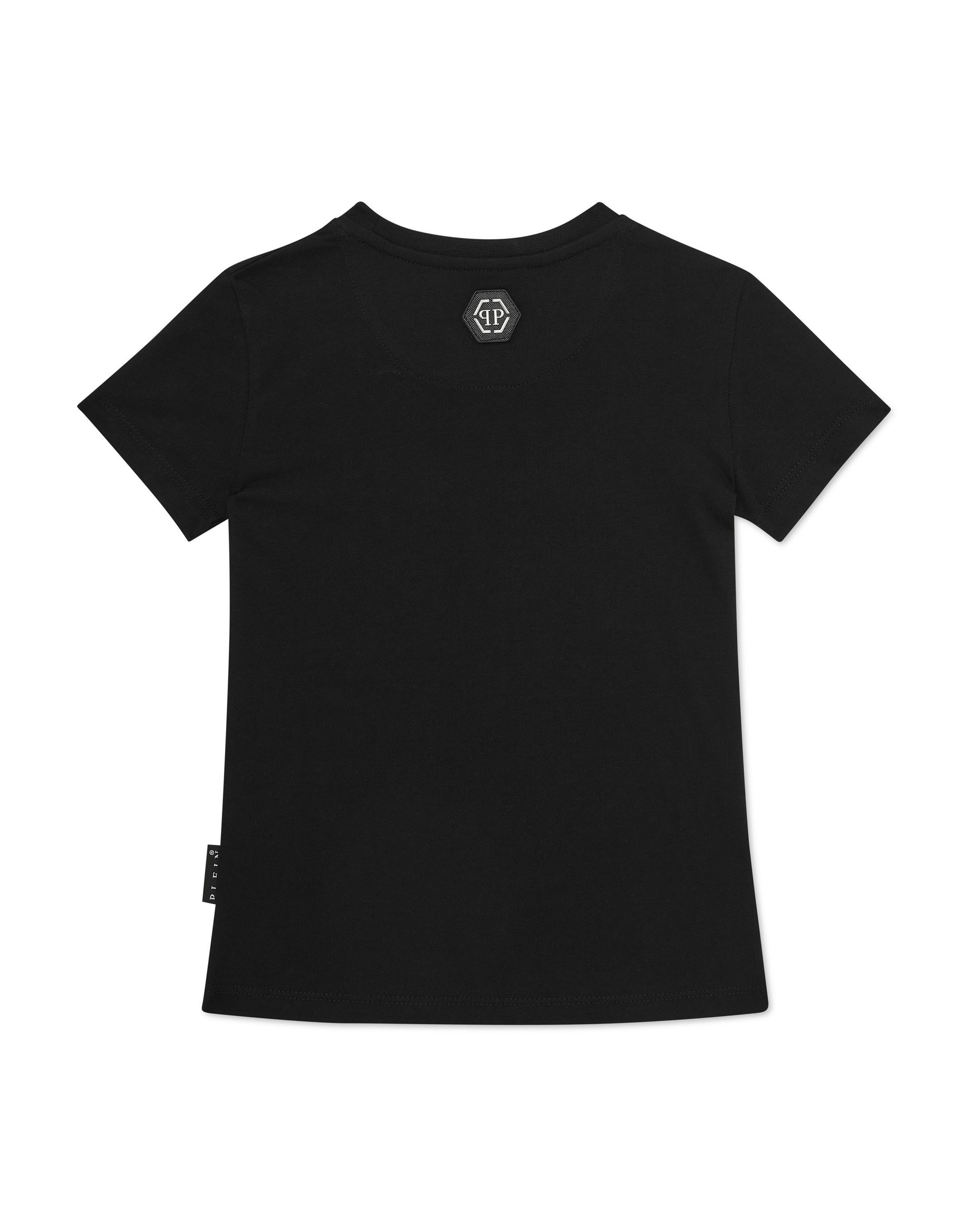 PHILIPP PLEIN T-Shirt Heart Mit Schmucksteinen