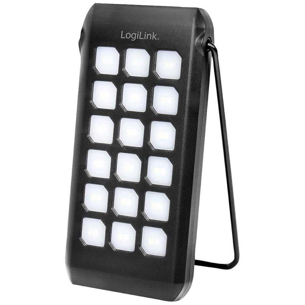 LogiLink Solar Powerbank 10 mAh, Taschenlampe, 2x USB-A QC & 1x USB-C PA0273 Solarladegerät