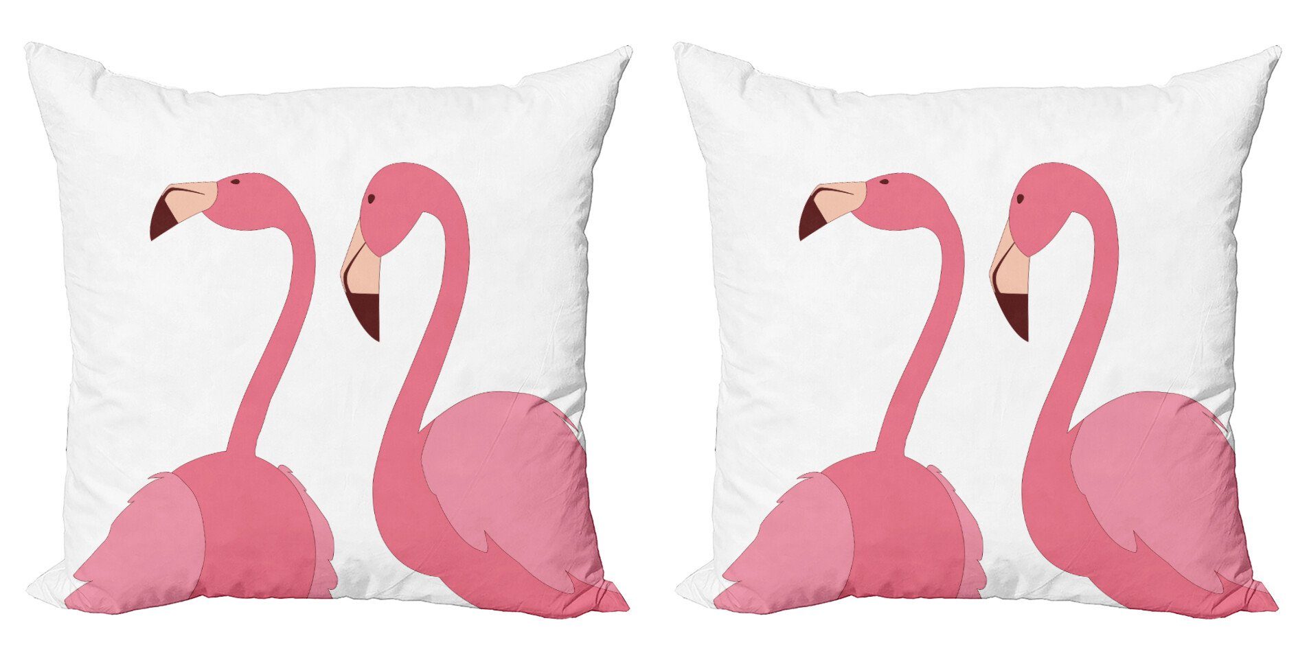 Abakuhaus Kissenbezüge Modern Accent Doppelseitiger Digitaldruck, (2 Stück), Flamingo Exotische rosa Vögel Tiere. Reduzierter Preis € 12,99. Unverbindliche Preisempfehlung € 17,99