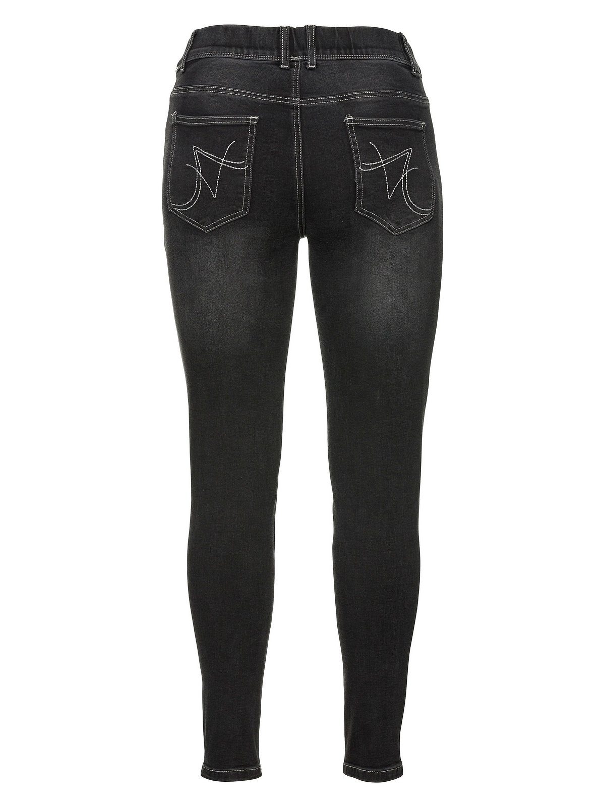 Größen Sheego black Große Power-Stretch-Qualität Jeansjeggings Denim