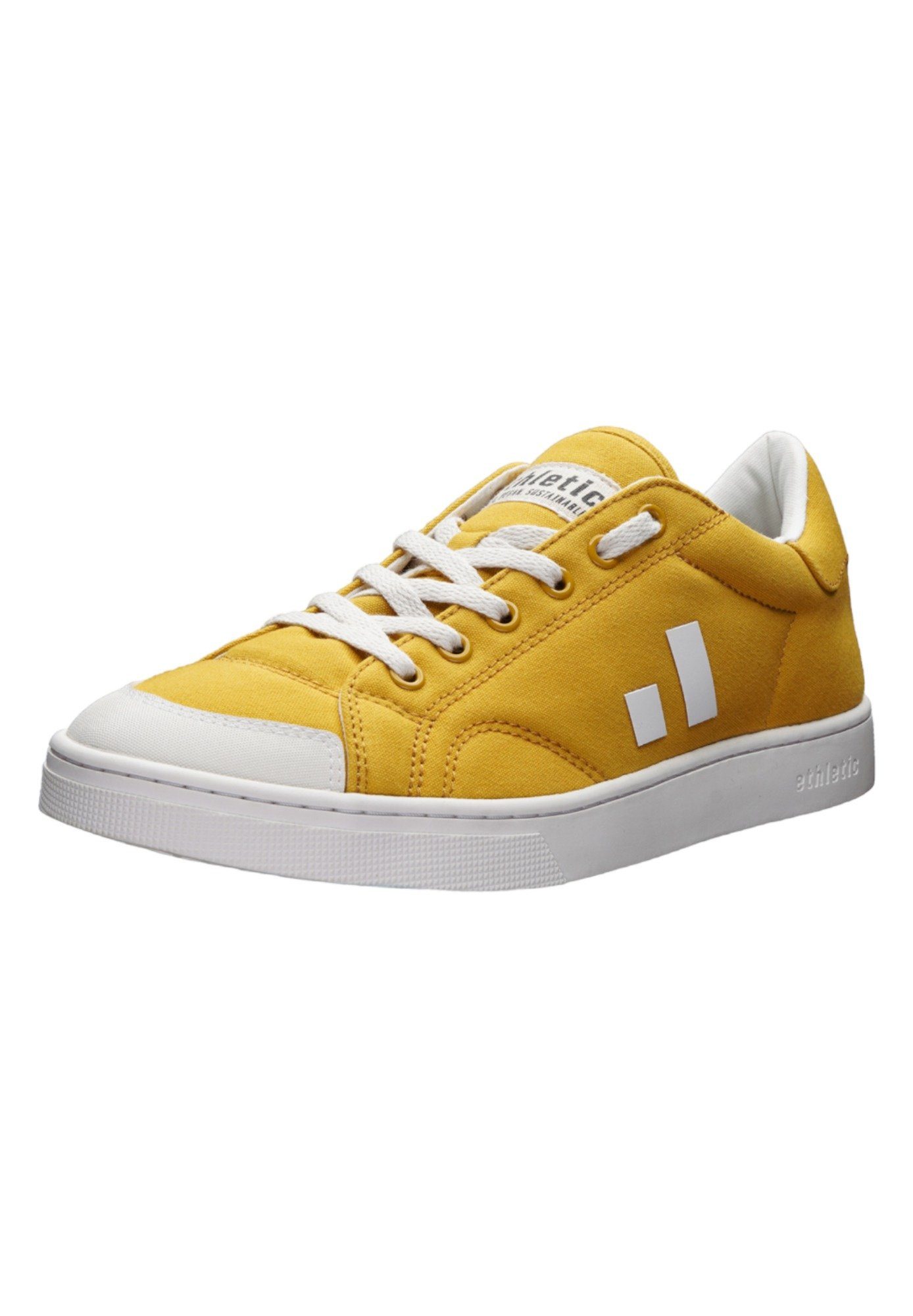 ETHLETIC Active Lo Cut Sneaker Fairtrade Produkt Mustard Yellow - Just White