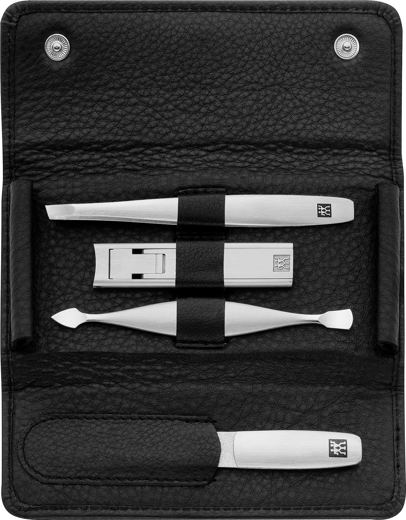 tlg., 4 Zwilling Druckknopf Maniküre-Etui, mit