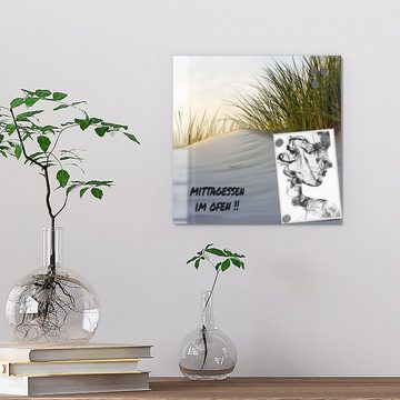 DEQORI Magnettafel 'Düne mit Dünengras', Whiteboard Pinnwand beschreibbar