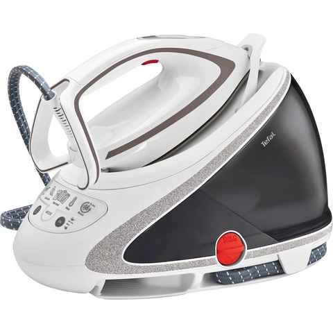 Tefal Dampfbügelstation GV9567 Pro Express Ultimate, 1900 ml Wassertank, 155 g/Min. Dampfleistung, 500 g/Min. extra Dampfstoß, Kalk-Kollektor