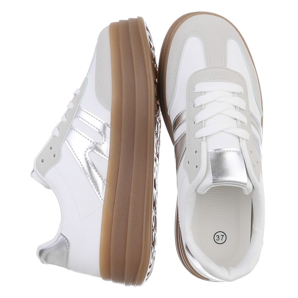 Ital-Design Damen Low-Top Freizeit Sneaker (88843357) Keilabsatz/Wedge Snea günstig online kaufen