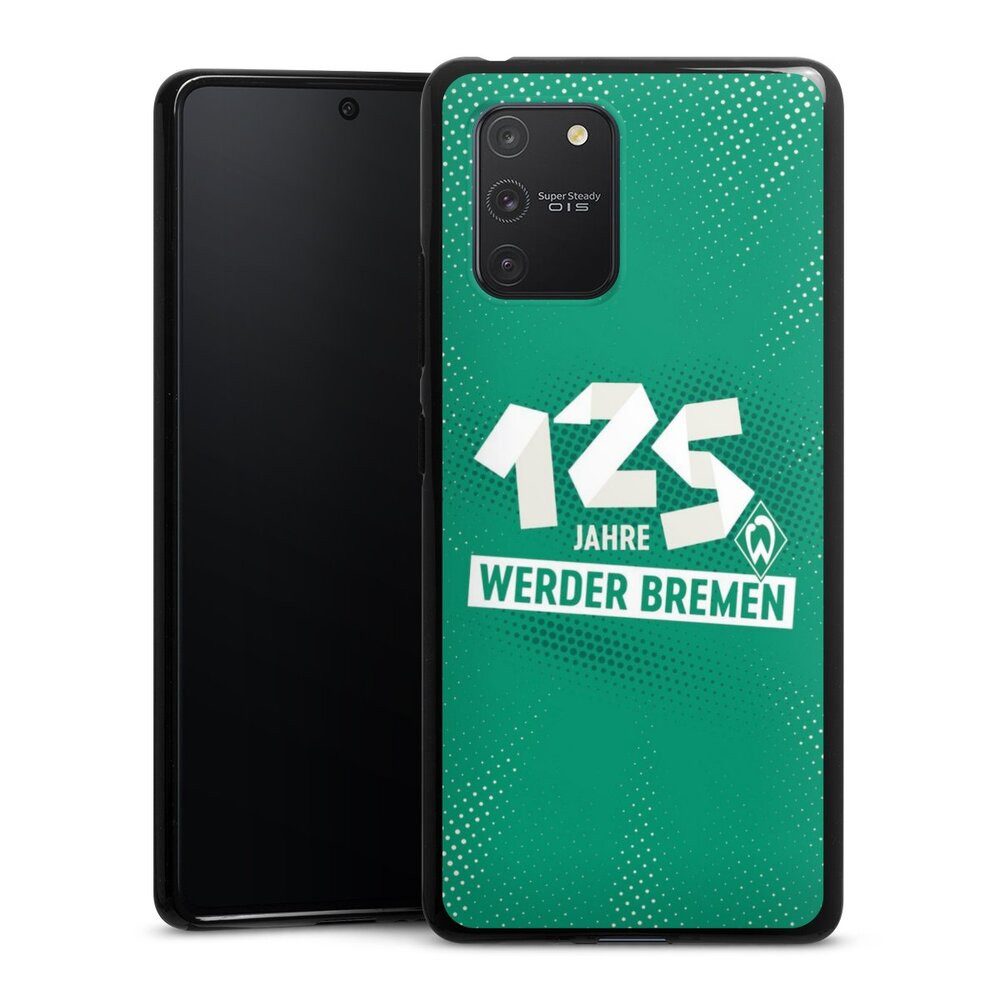 DeinDesign Handyhülle 125 Jahre Werder Bremen Offizielles Lizenzprodukt, Samsung Galaxy S10 Lite Silikon Hülle Bumper Case Handy Schutzhülle