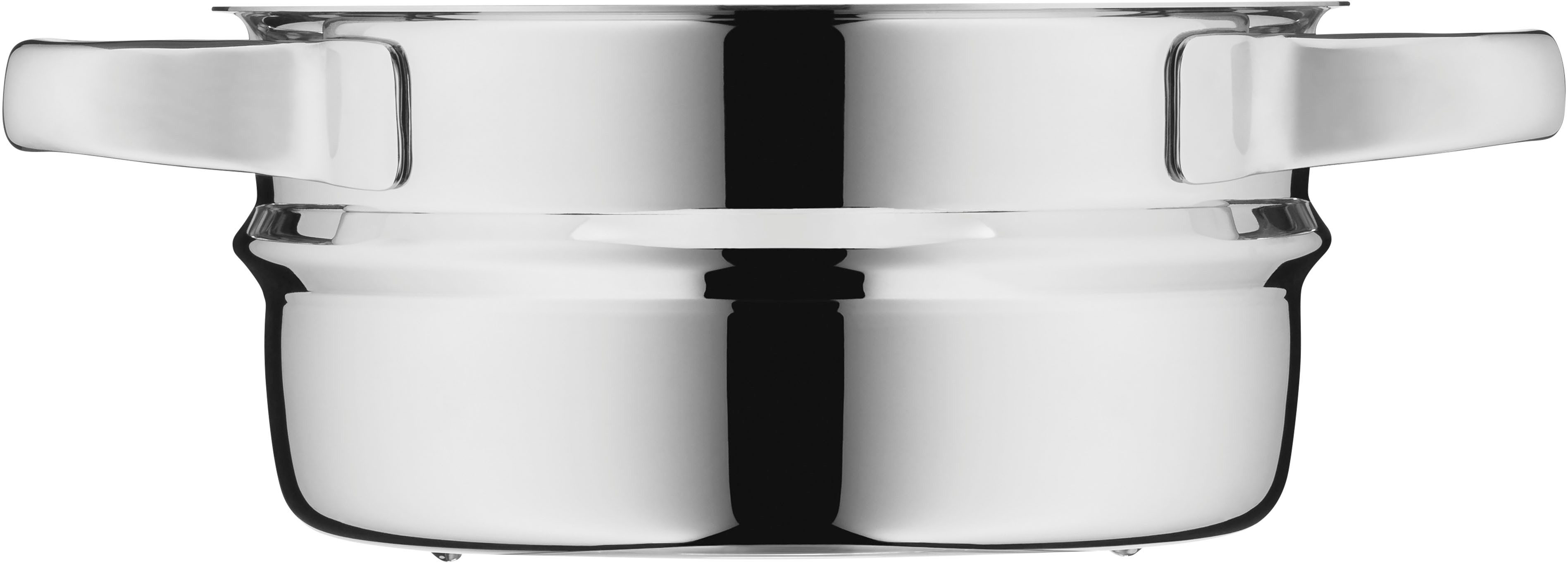 WMF Dampfgareinsatz Compact Cuisine, (1-tlg), stapelbar, wärmereduzierende Hohlgriffe, spülmaschinengeeignet