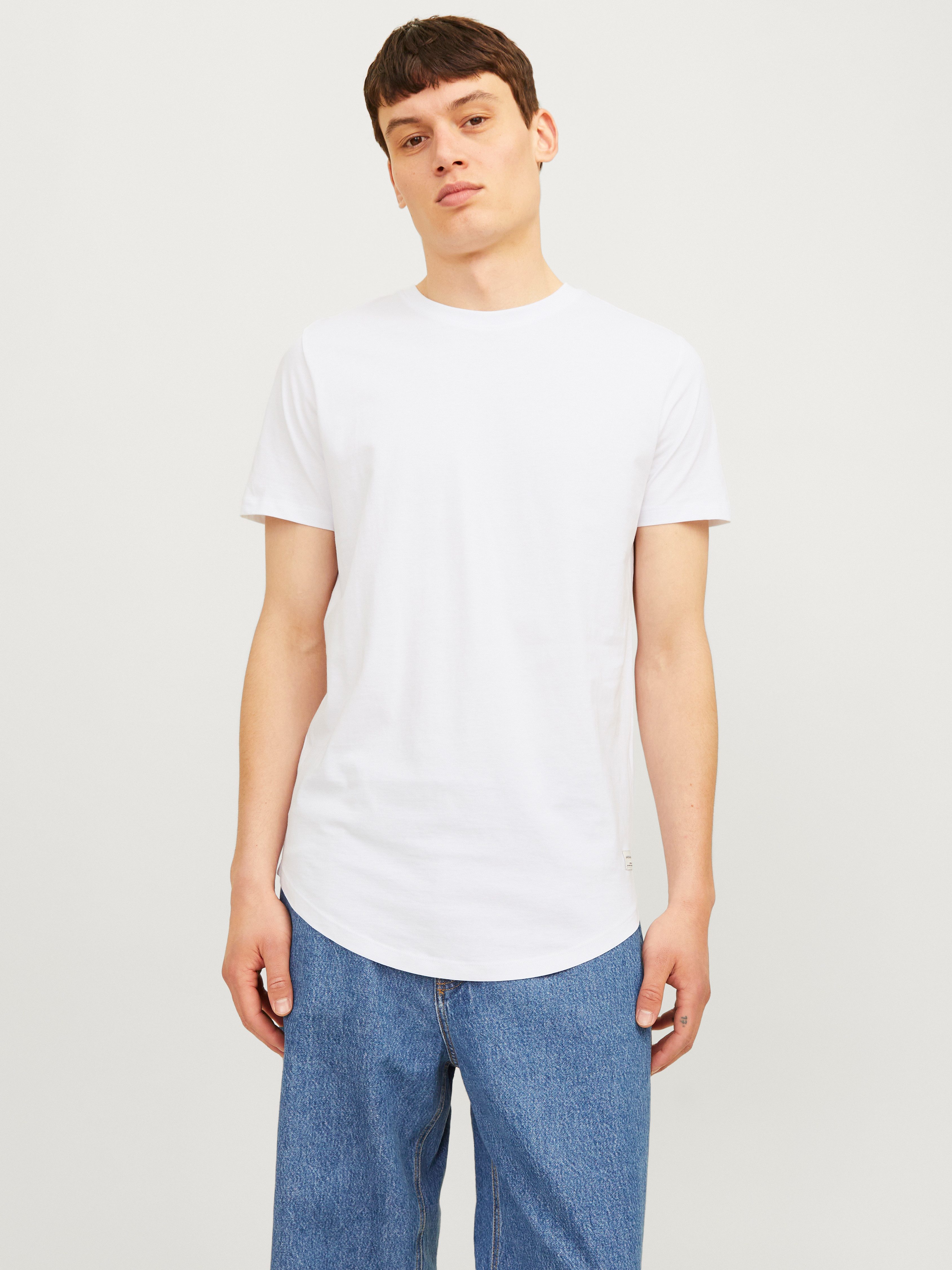 Jack & Jones Rundhalsshirt JJENOA TEE SS CREW NECK 7PK MP NOOS (Packung, 7-tlg)