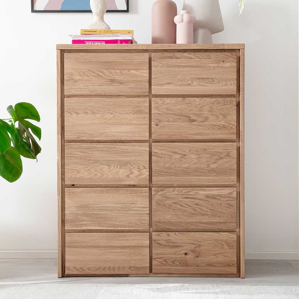 Pharao24 Kommode Apulca, aus Massivholz