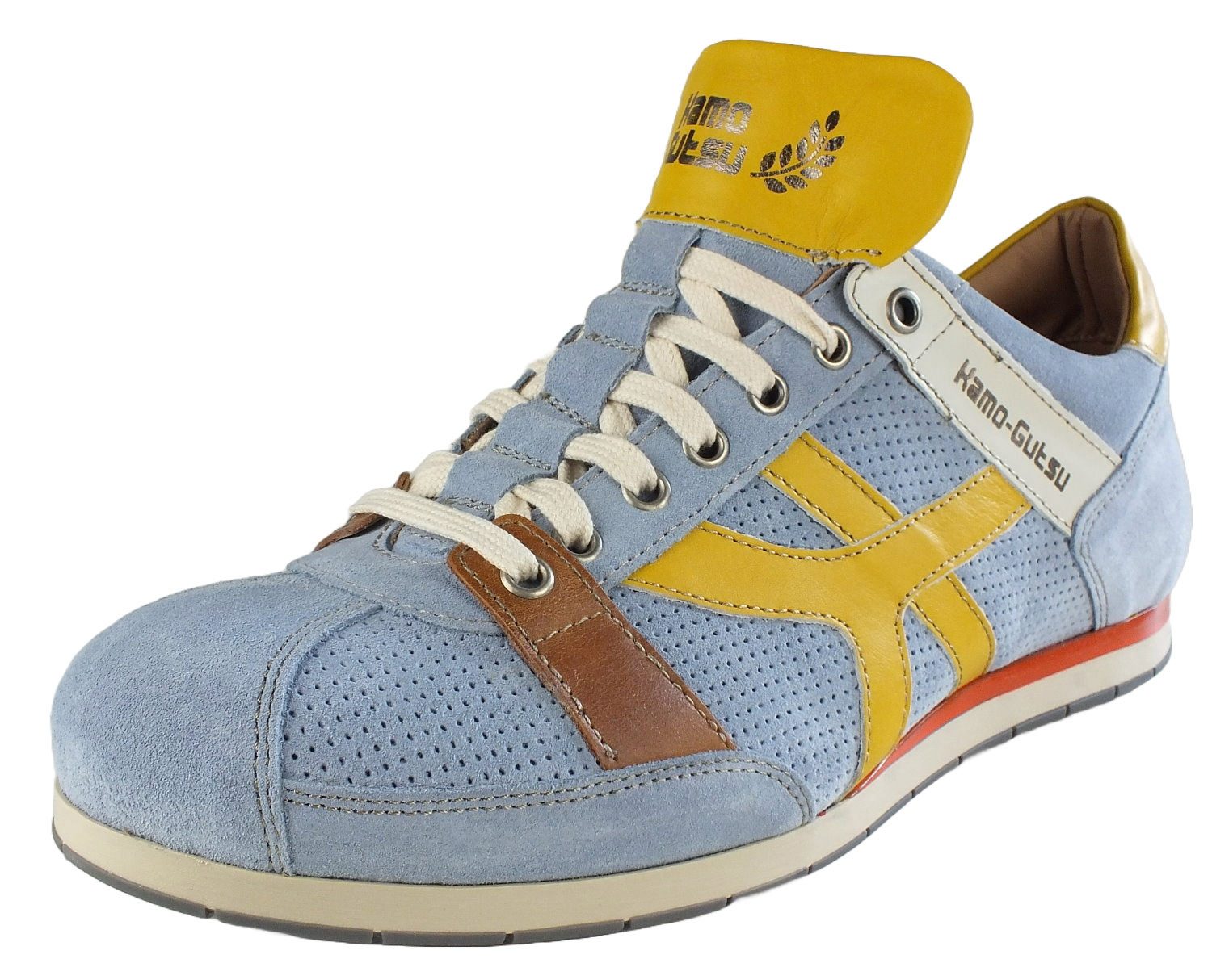 Kamo-Gutsu Herren Leder Sneaker Halbschuhe Sneaker günstig online kaufen