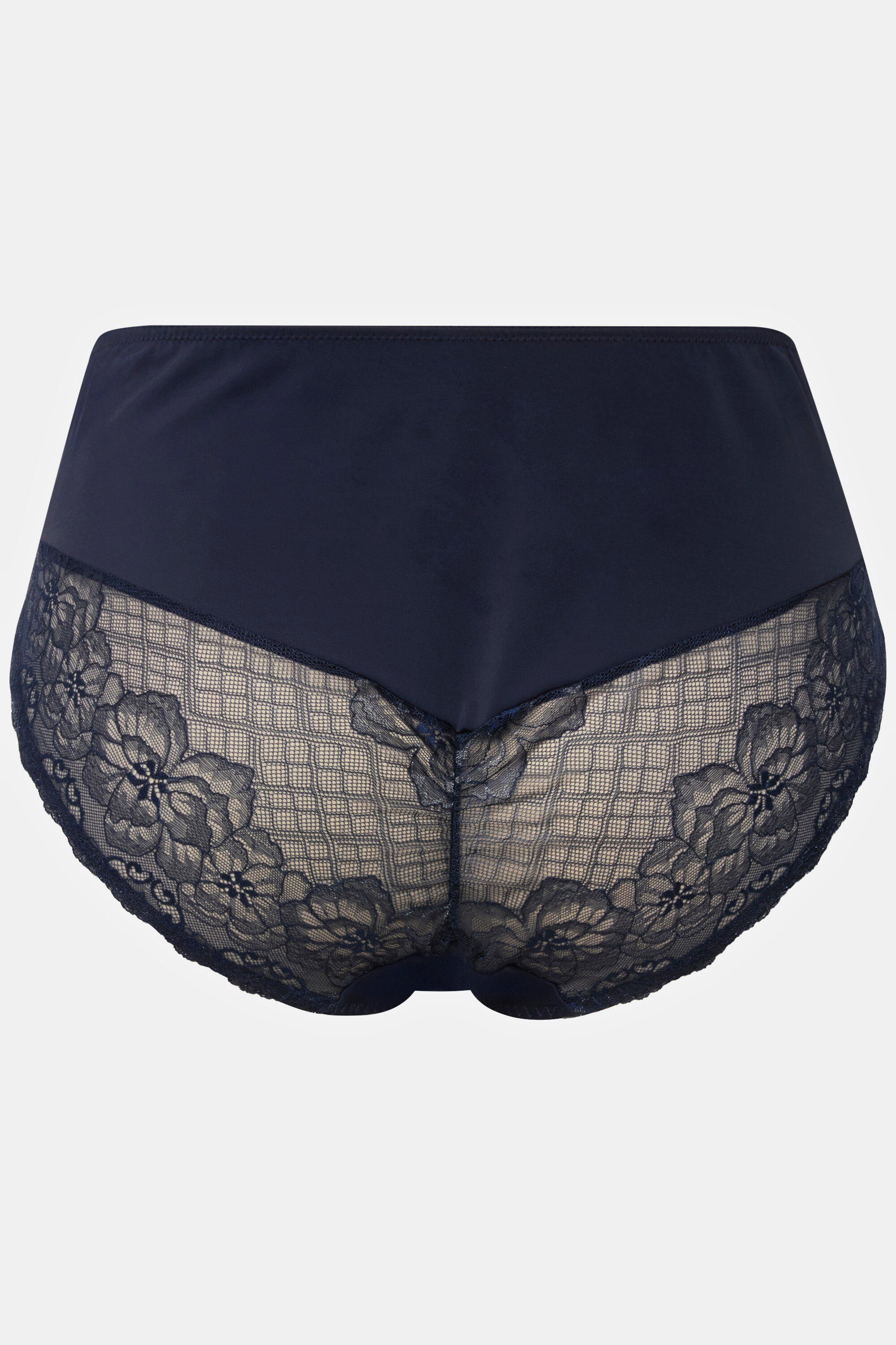 Ulla Popken Slip Midislip Spitzeneinsatz Mikrofaser