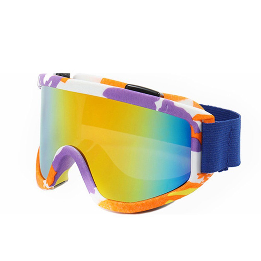 Skien Skibrille Skibrille,UV-Schutz,Antibeschlag,Für Ski,Kletter und Fahrradbrillen Rot