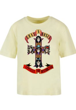 F4NT4STIC T-Shirt Guns 'n' Roses Appetite For Destruction Print