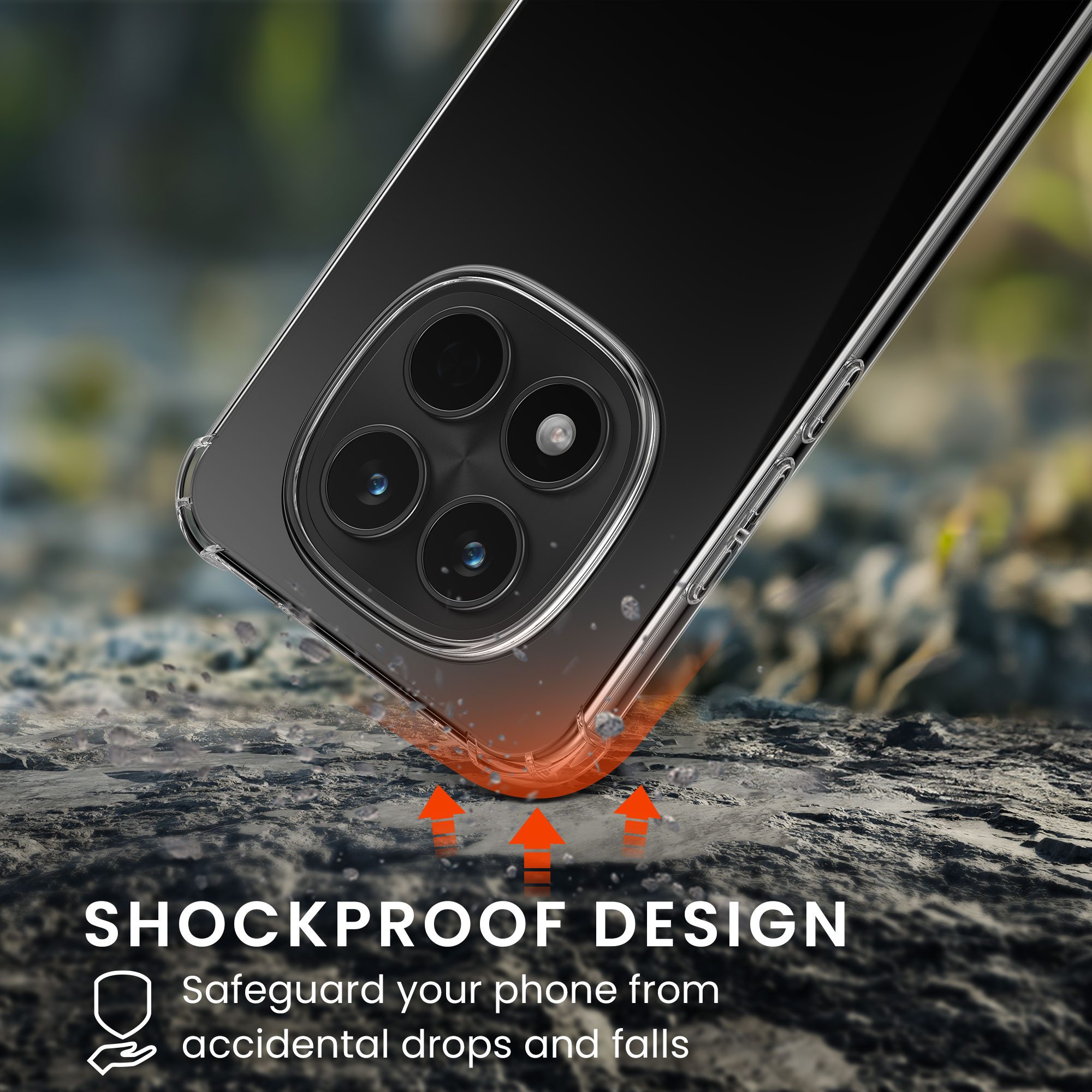 kwmobile Smartphone-Hülle Hülle für Xiaomi Redmi Note 15 Pro 4G Case, Handyhülle mit 2x Glas Schutz Folie - Cover Handyhülle – Bild 4 von 5