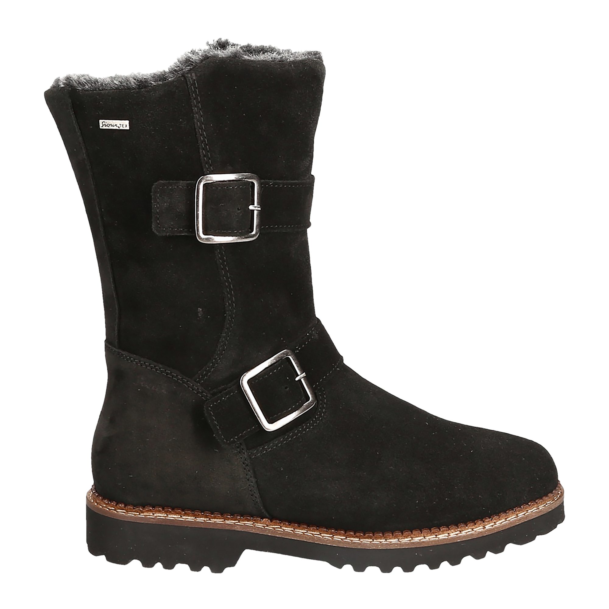 SIOUX Sioux 62450 VELISCA-704-TEX-LF, Warmfutter, Stiefel, Schwarz, Damen Stiefel