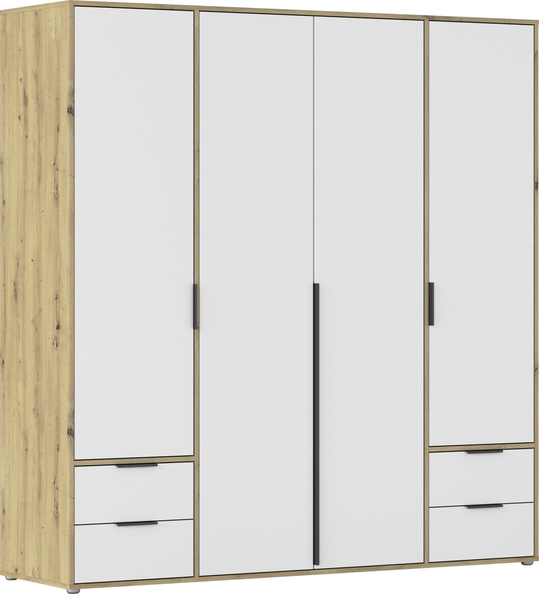 rauch Drehtürenschrank "Kleiderschrank Schrank Garderobe Wäscheschrank NAGA günstig online kaufen