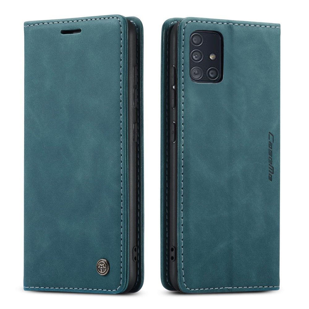 Handyhülle Premium Hülle Klapphülle Retro Leder Handy Tasche für Samsung Modelle