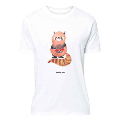 Mr. & Mrs. Panda T-Shirt Roter Panda - Weiß - Geschenk, Tiermotive, lustige Sprüche, Lieblings (1-tlg)