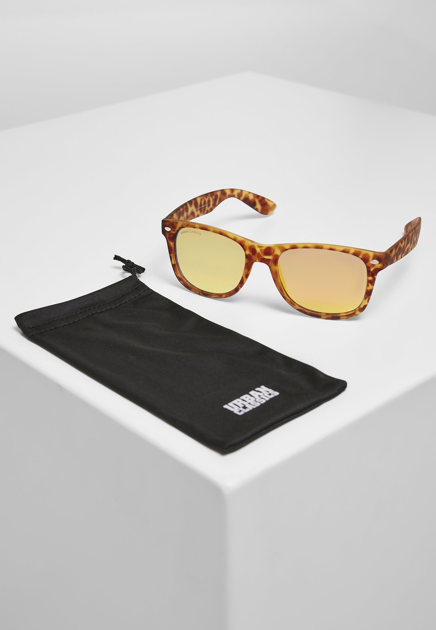 URBAN CLASSICS Sonnenbrille Accessoires Sunglasses Likoma Mirror UC brown leo/orange
