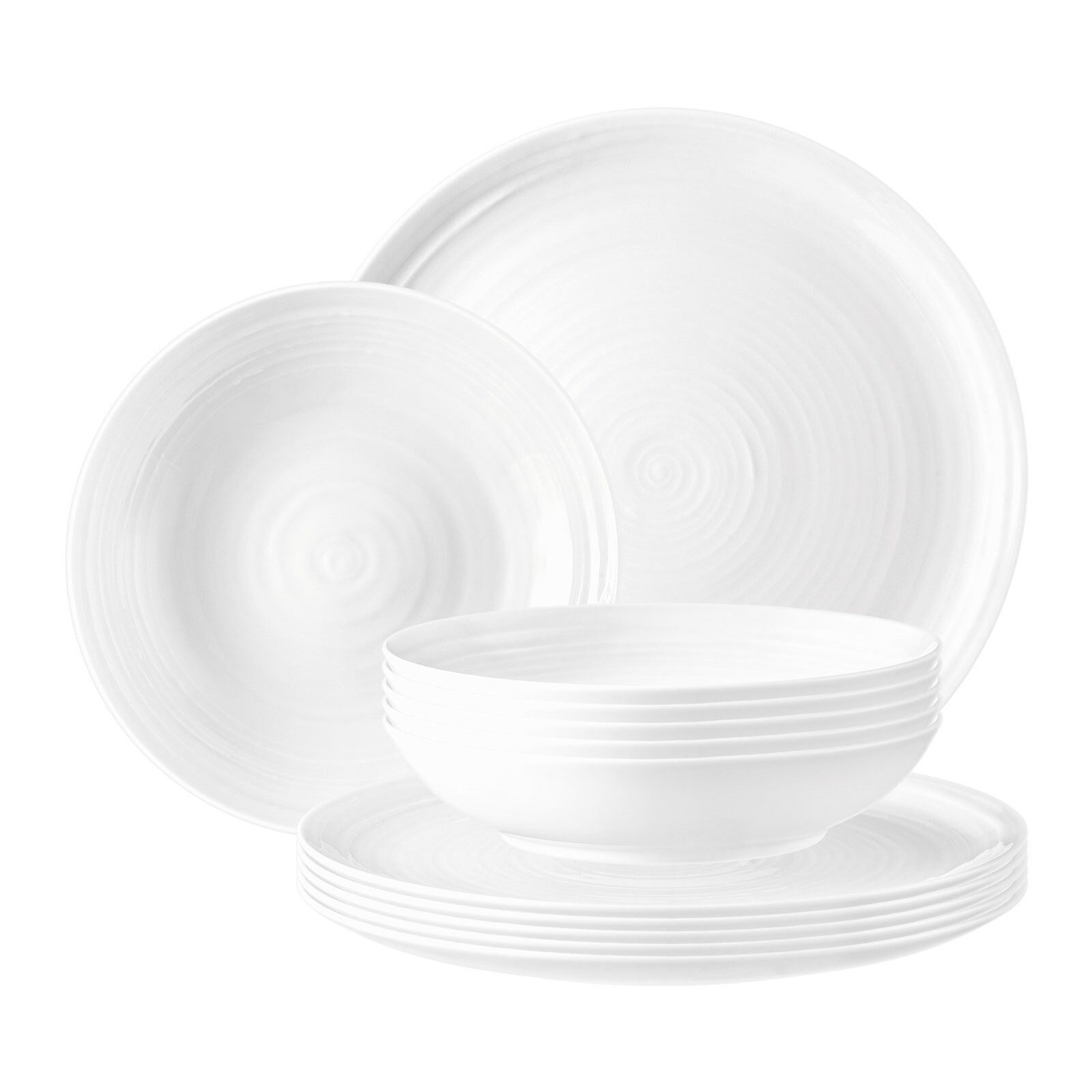 Seltmann Weiden Kombiservice Terra Tafelservice 12er Set (12-tlg), Porzellan