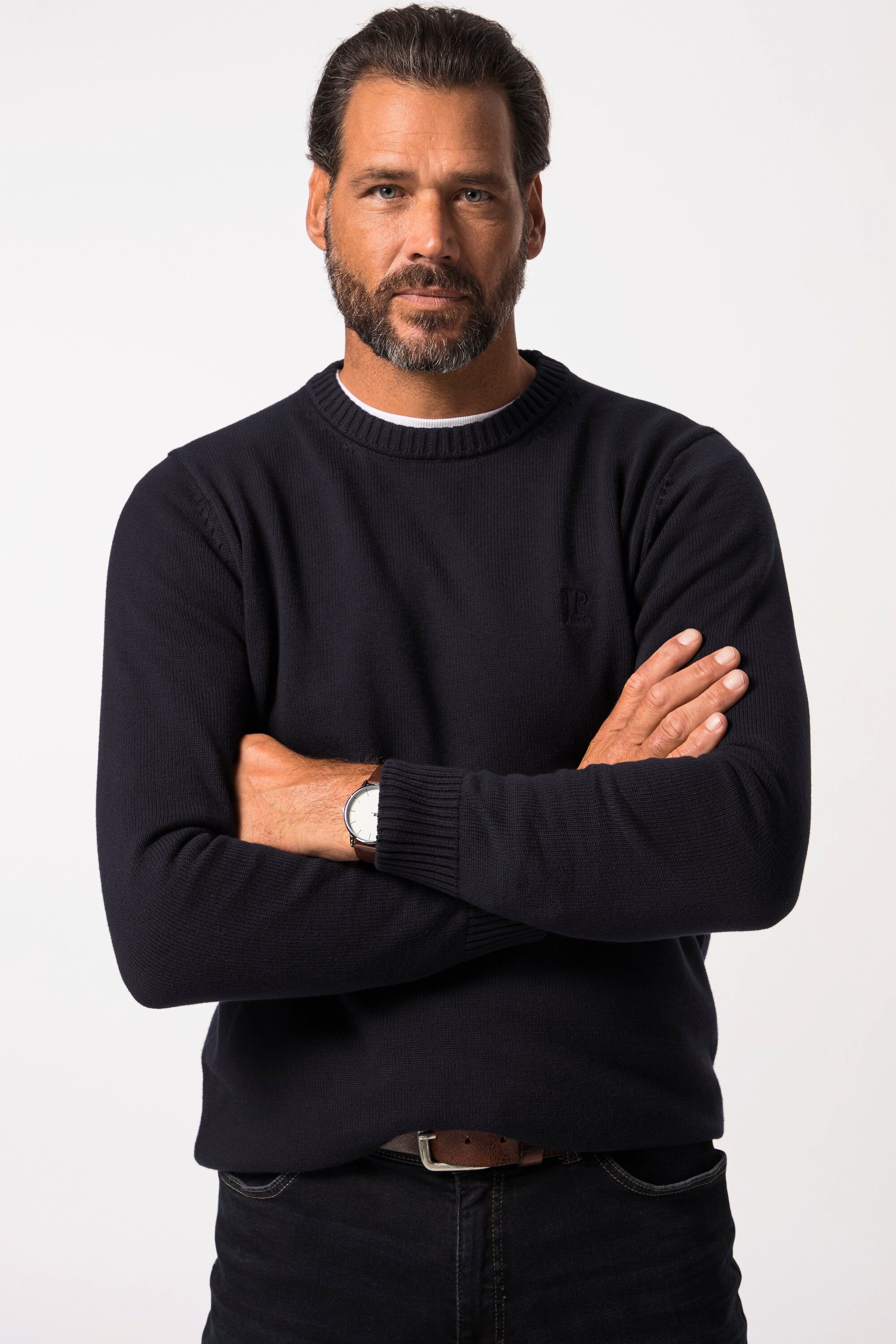 JP1880 Rundhalspullover bis 7XL Pullover Sweatshirt aus Strick günstig online kaufen