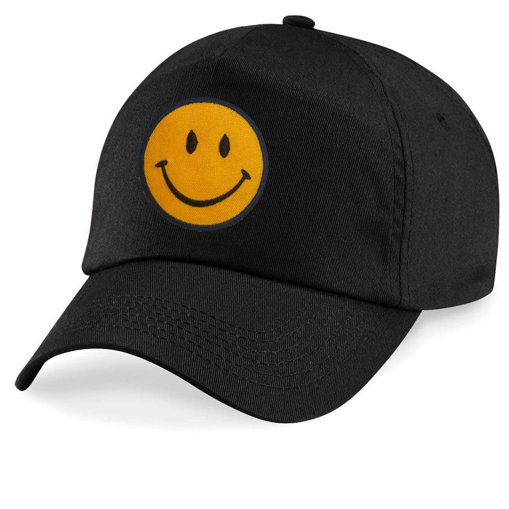 Blondie & Brownie Baseball Cap Kinder SmileyFace Stick Patch Lachen Freude Lauthing One Size