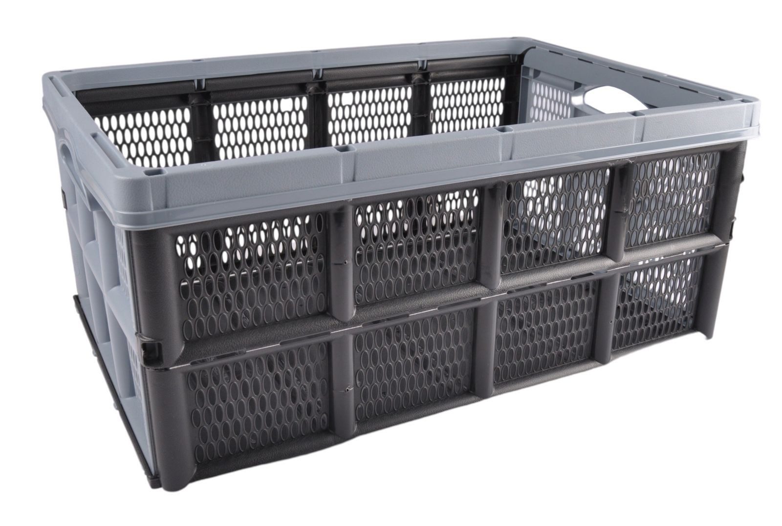 Jelenia Plast Aufbewahrungsbox Klappbox 60 Liter Klappkiste Aufbewahrungsbox Aufbwahrungskiste Klapp