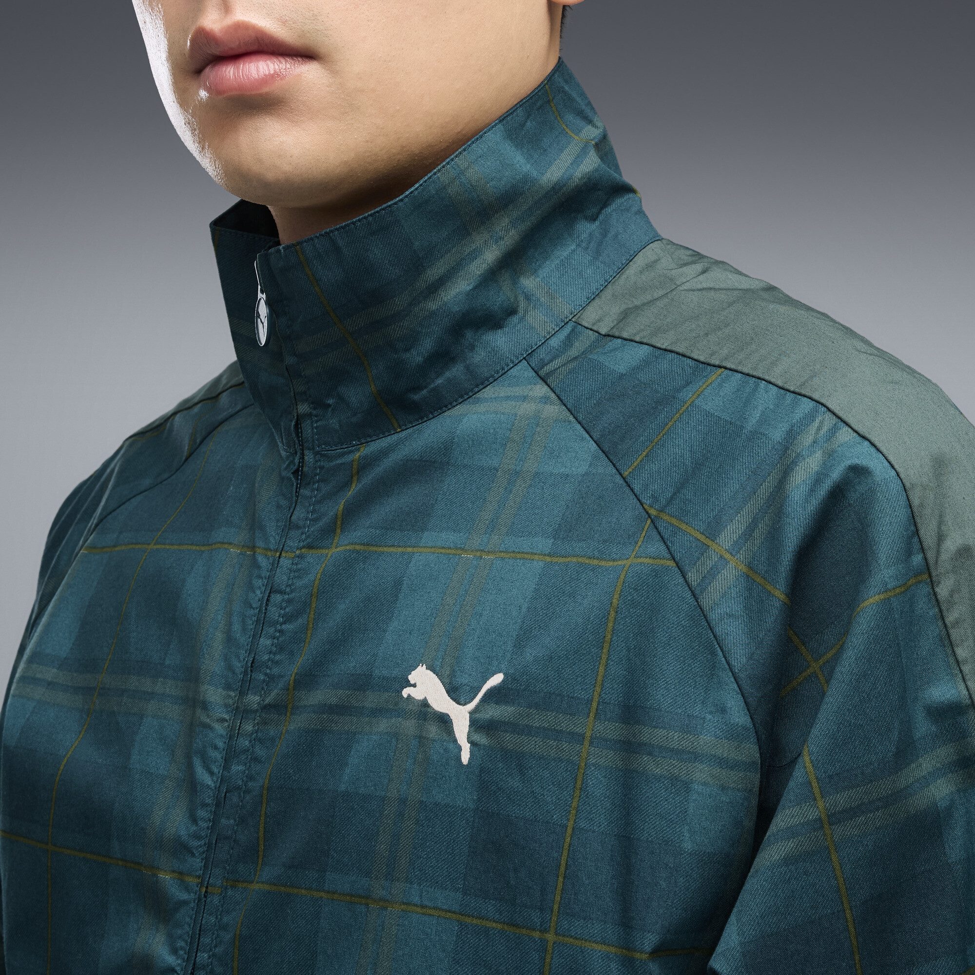 PUMA Trainingsjacke tT7 Relaxed Tartan Trainingsjacke Herren