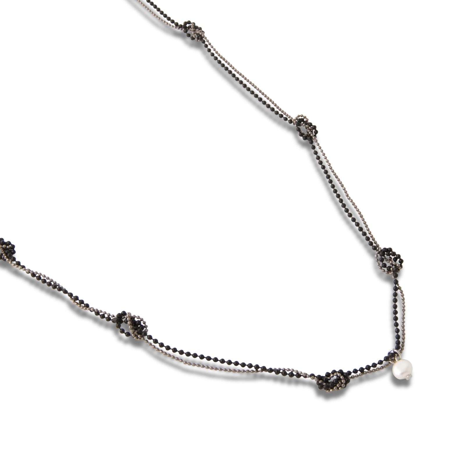 PEARLS FOR GIRLS Halsband »PEARLS FOR GIRLS Kette edle Damen Halskette  Halsschmuck mit Süßwasserperlen Schwarz« online kaufen | OTTO