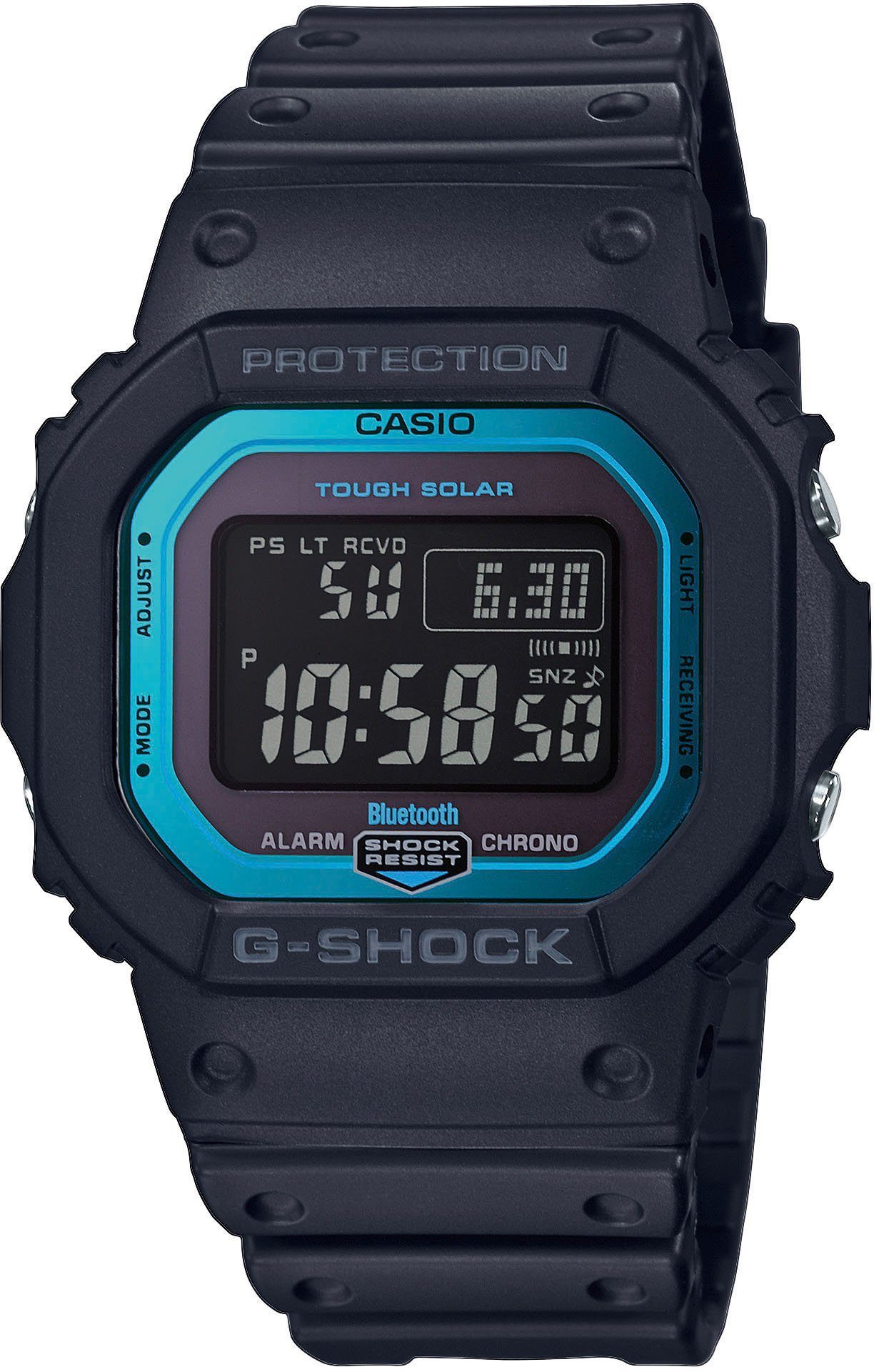 CASIO G-SHOCK Connected Watch, GW-B5600-2ER Smartwatch, Armbanduhr, Herrenuhr, Bluetooth, Stoppfunktion, Mondphase