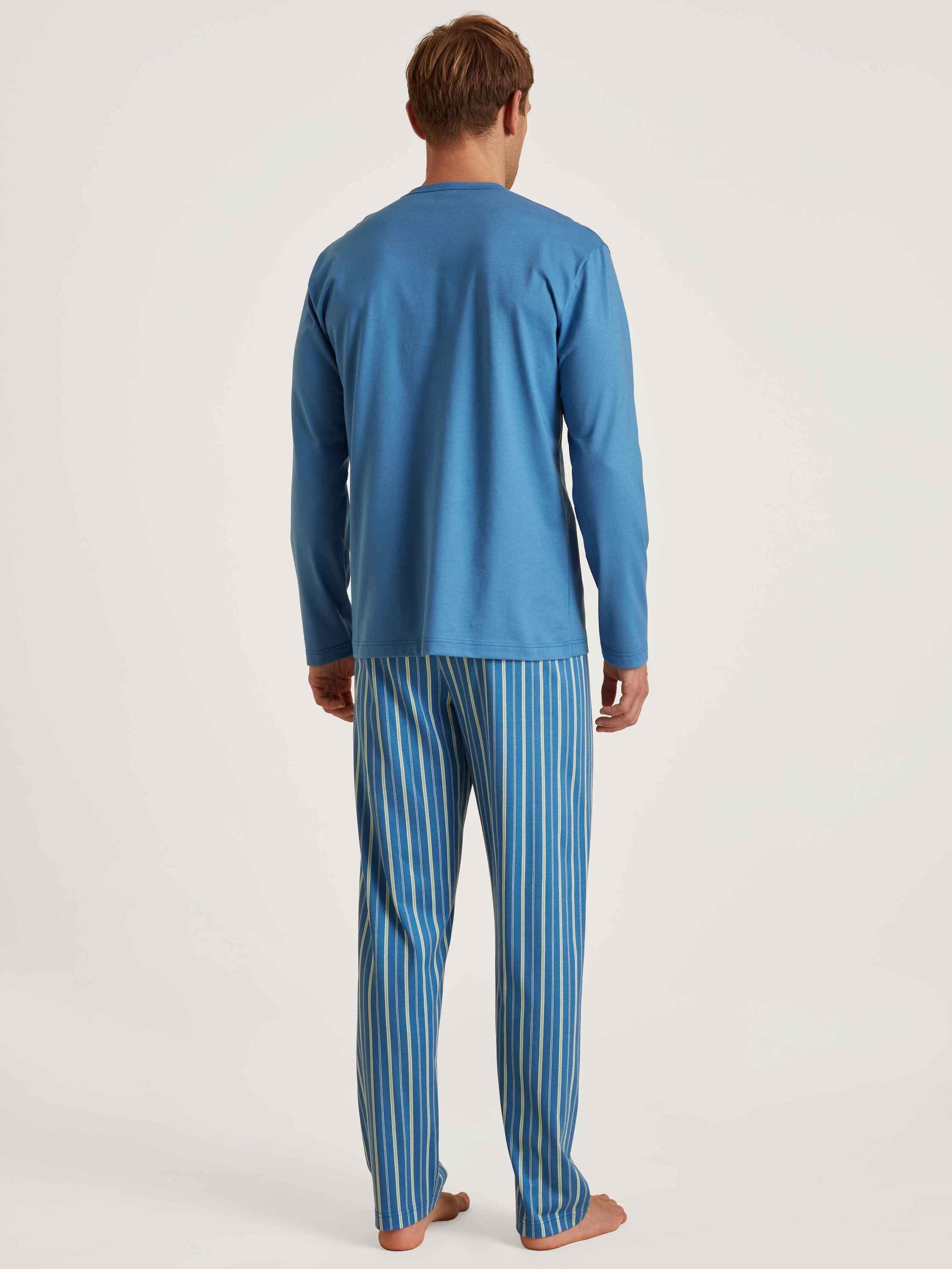 CALIDA Pyjama Pyjama, lang indian (2 tlg) blue