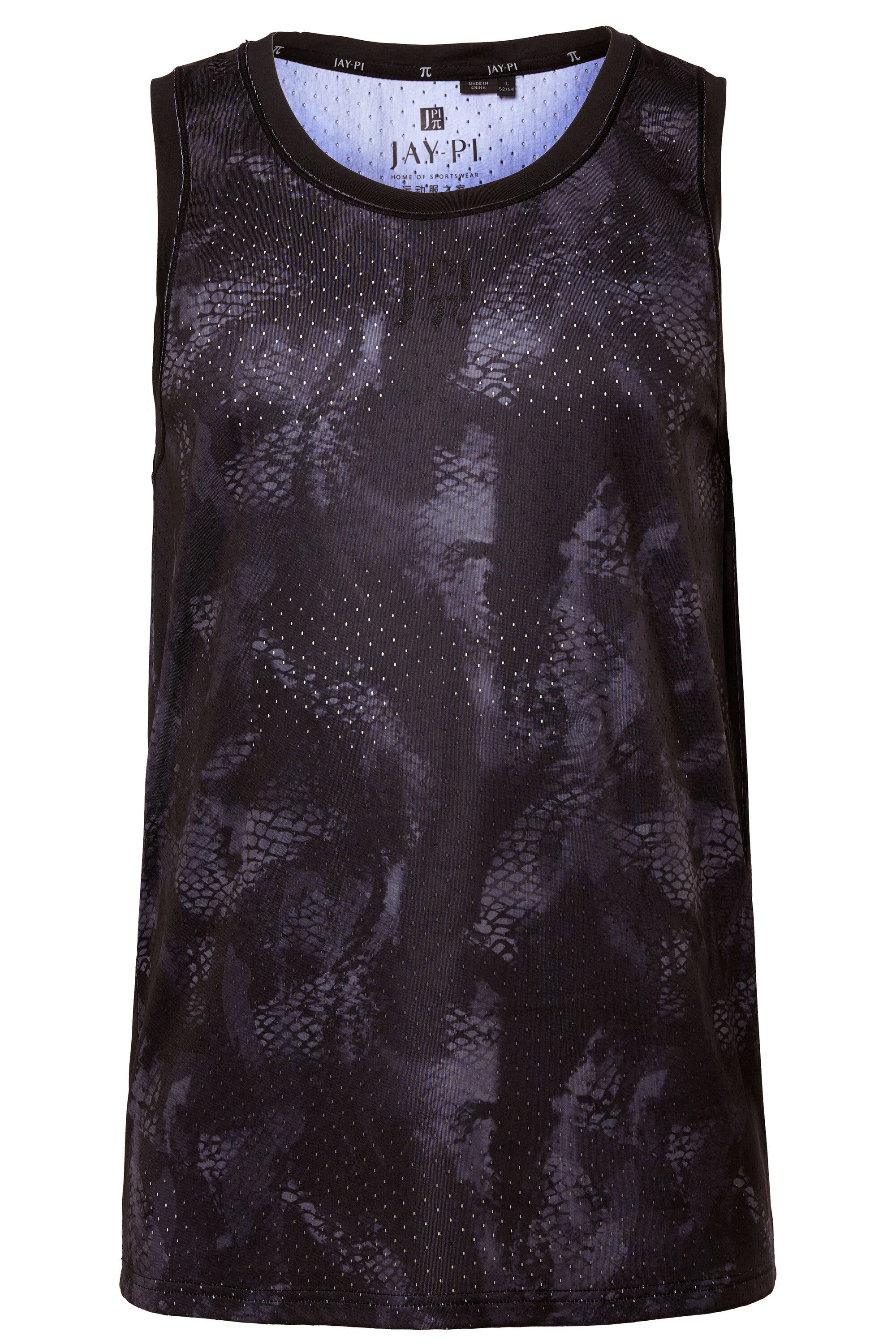 T-Shirt Mesh-Tanktop Fitness Alloverprint QuickDry