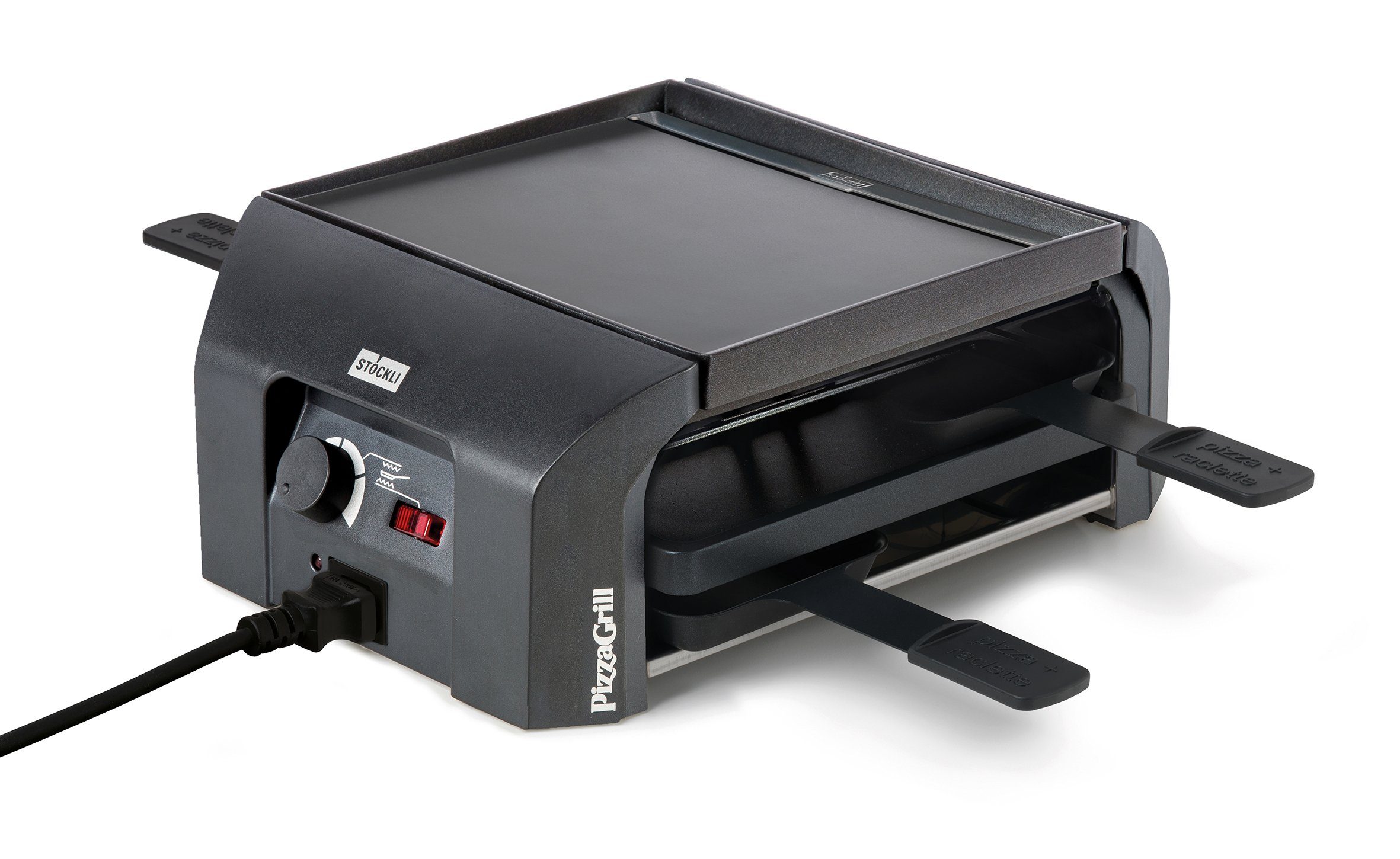 Stöckli Raclette Stöckli Raclette + Pizza Grill Four4 Basisgerät anthrazit
