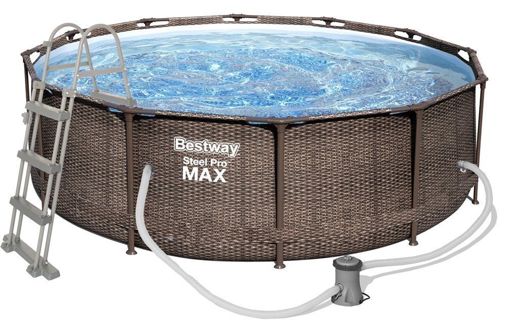 Pool Bestway Steel Pro MAX Frame Pool Komplett-Set 366 x 100 cm