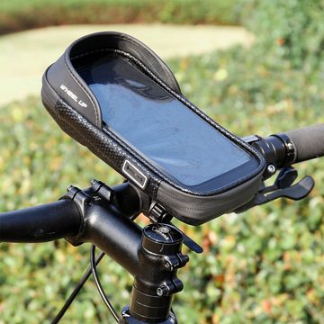 MidGard Fahrradtasche für Lenker, Smartphone-Halterung, Handy-Tasche für Fahrrad, E-Bike MTB