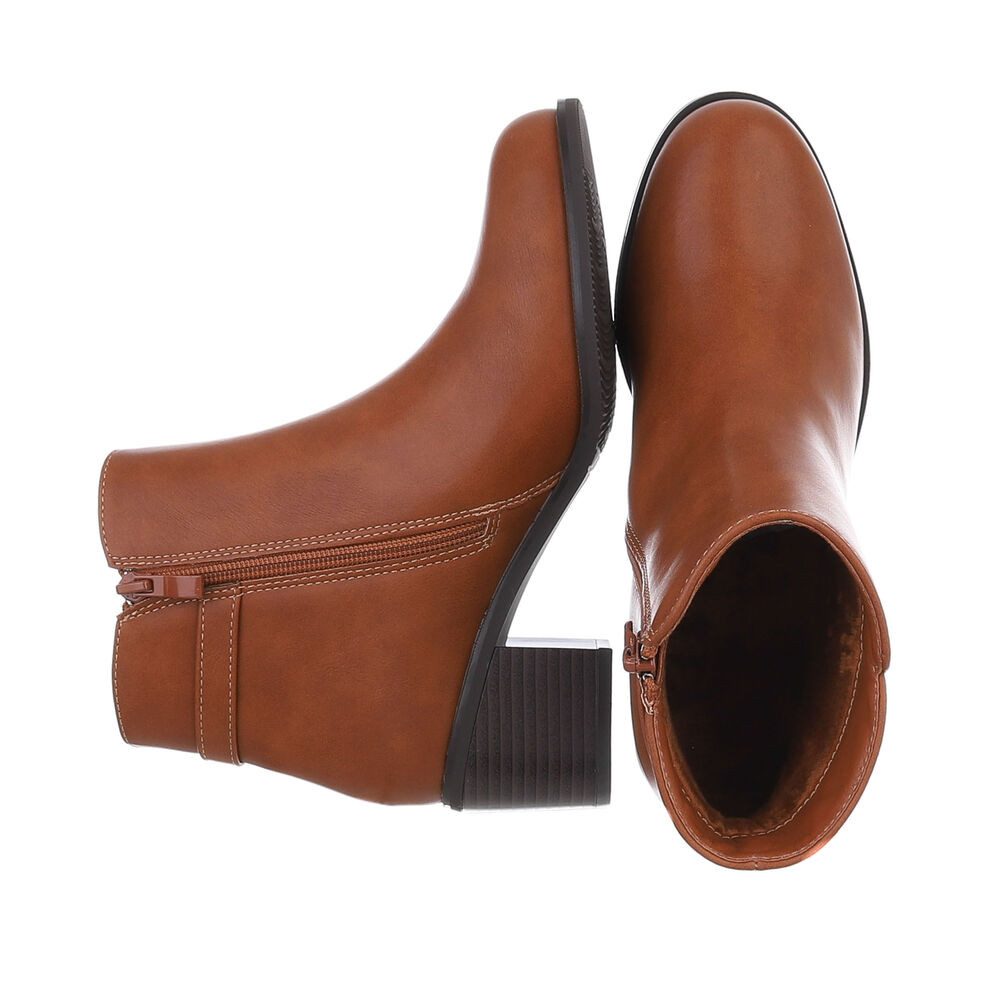Ital-Design Damen Elegant Stiefelette (87118275) Blockabsatz günstig online kaufen