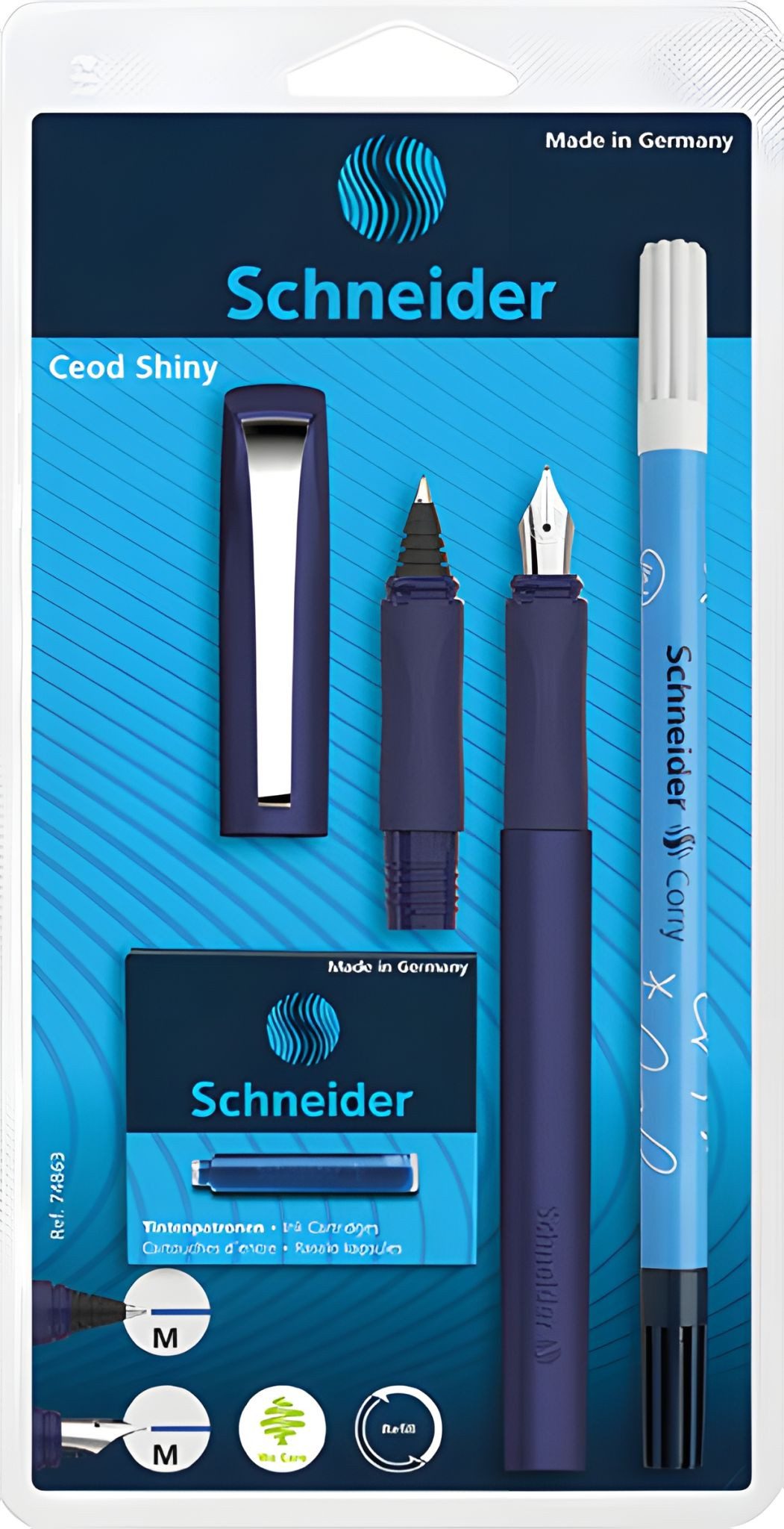 SCHNEIDER Füllfederhalter Schreibset Ceod Shiny