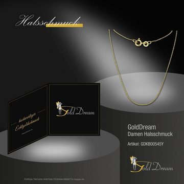 GoldDream Goldkette GoldDream Damen Colliers Halskette 45cm (Colliers, Collier), Damen Colliers Halskette 45cm, 333 Gelbgold - 8 Karat, Farbe: goldfarb