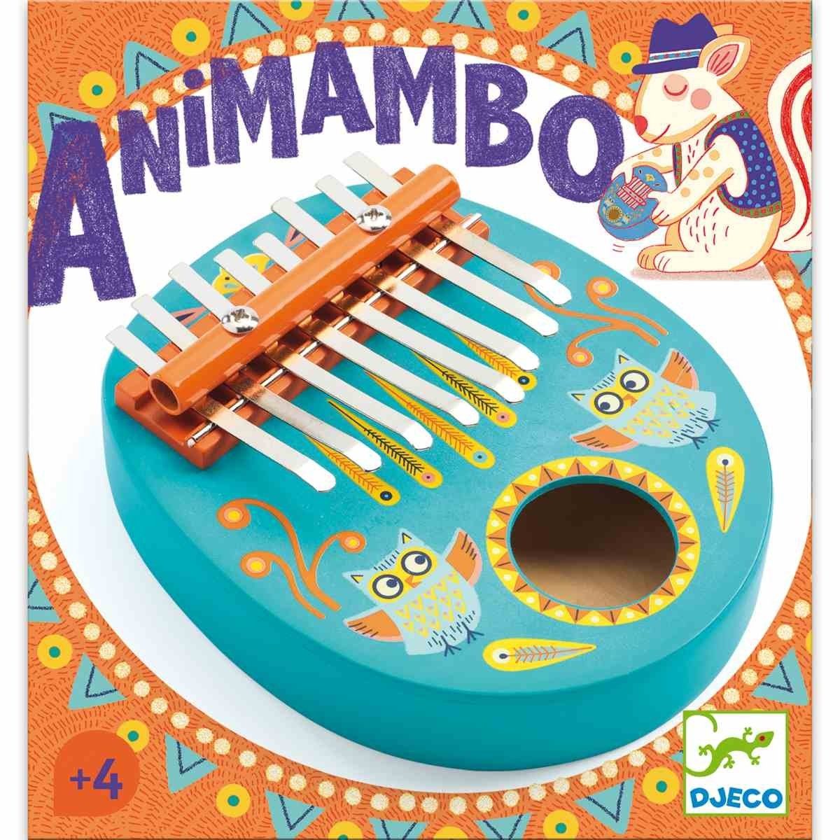 DJECO Kalimba Animambo Instrument Kalimba Daumenklavier Finger